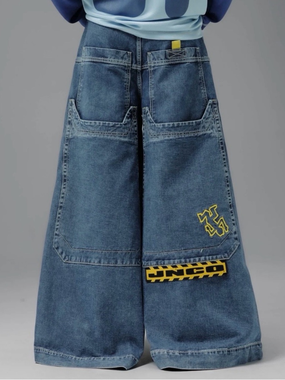 NWT JNCO Crime Scene Oversized Wide Leg Jeans